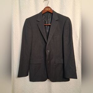 Ermenegildo Zegna-Venezia  Charcoal Men's Blazer Wool-cashmere Blend.